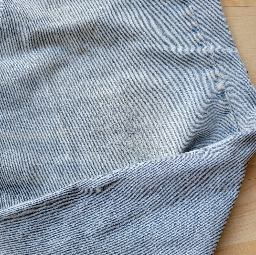 Carhartt Light Wash Vintage 90's Denim Jeans Destructed 44 X 30 - Picture 7 of 16